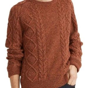 Madewell Donegal Cableknit Fisherman Jumper Sweater
